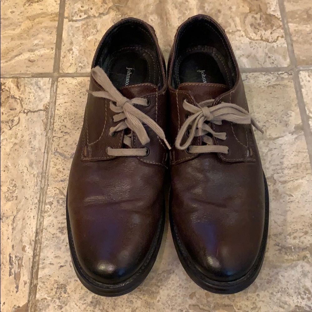Johnston & Murphy Brown Leather Shoes Sz 10.5